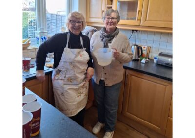 Making Coffee at the coffee morning